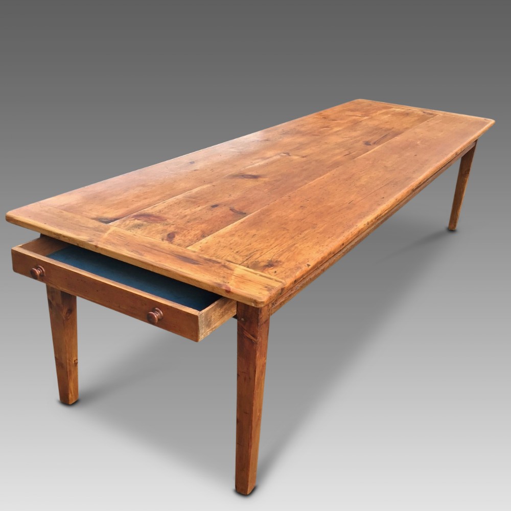 farmhouse table long and wide c 1830