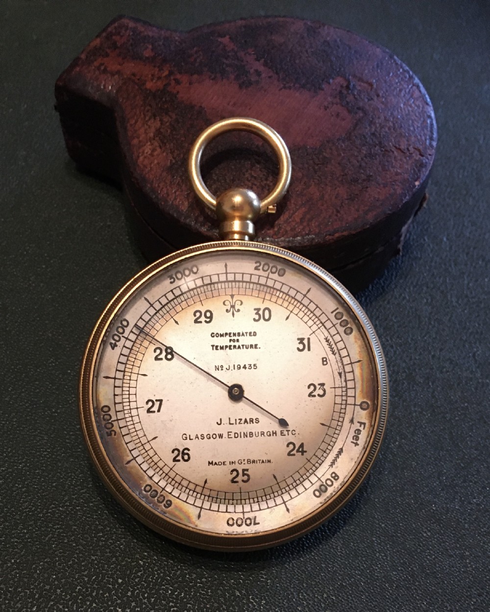 pocket barometer and altimeter