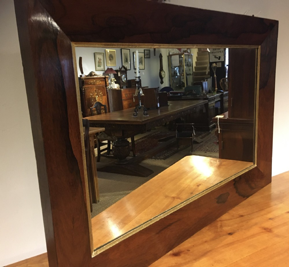 rosewood framed mirror