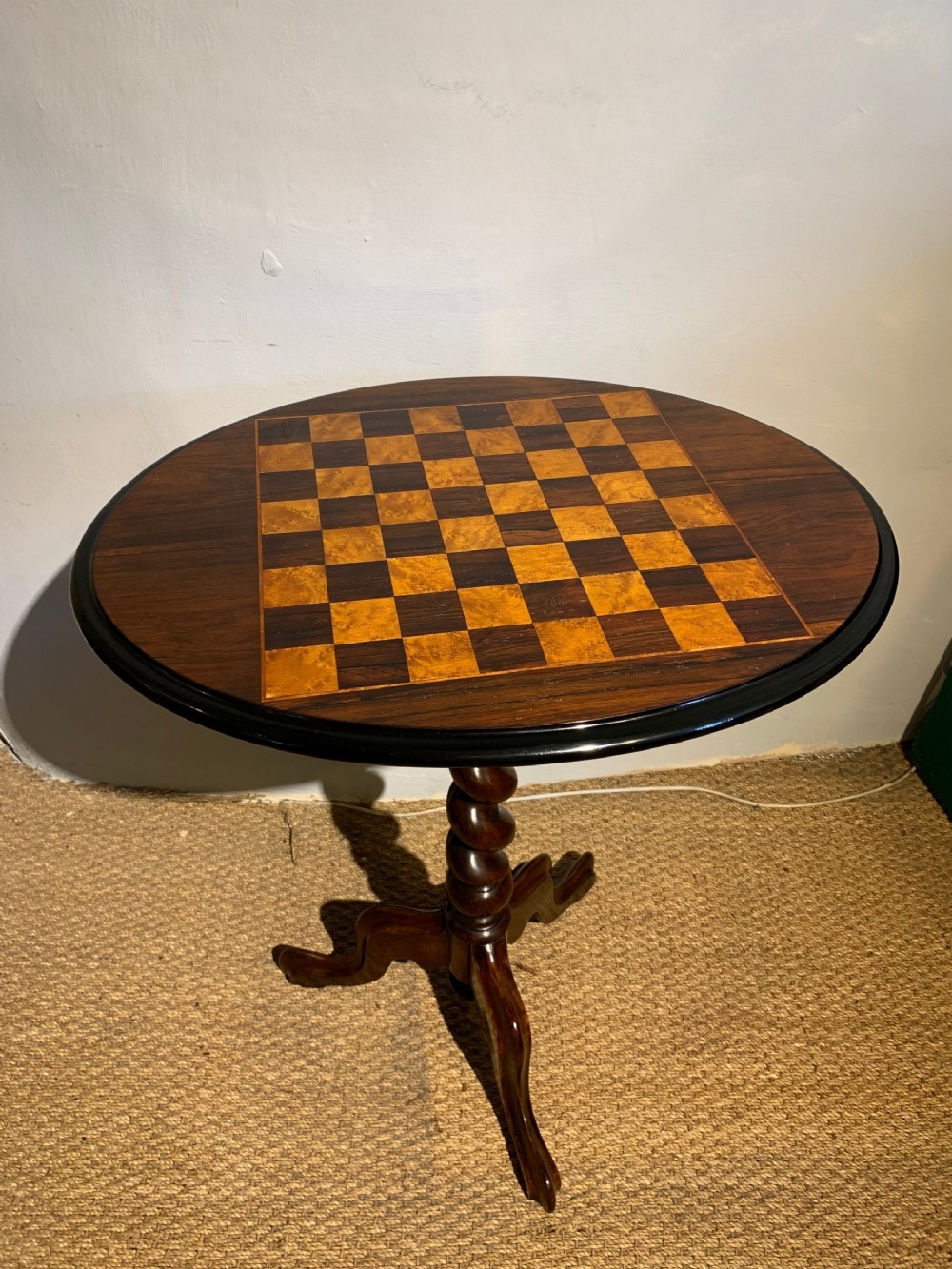 victorian chess table