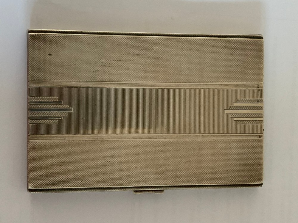 silver cigarette case