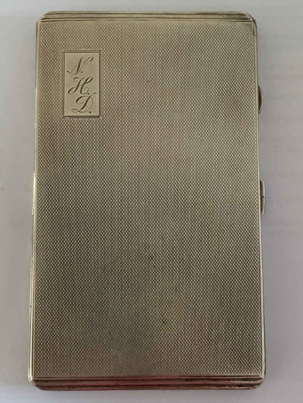 silver cigarette case