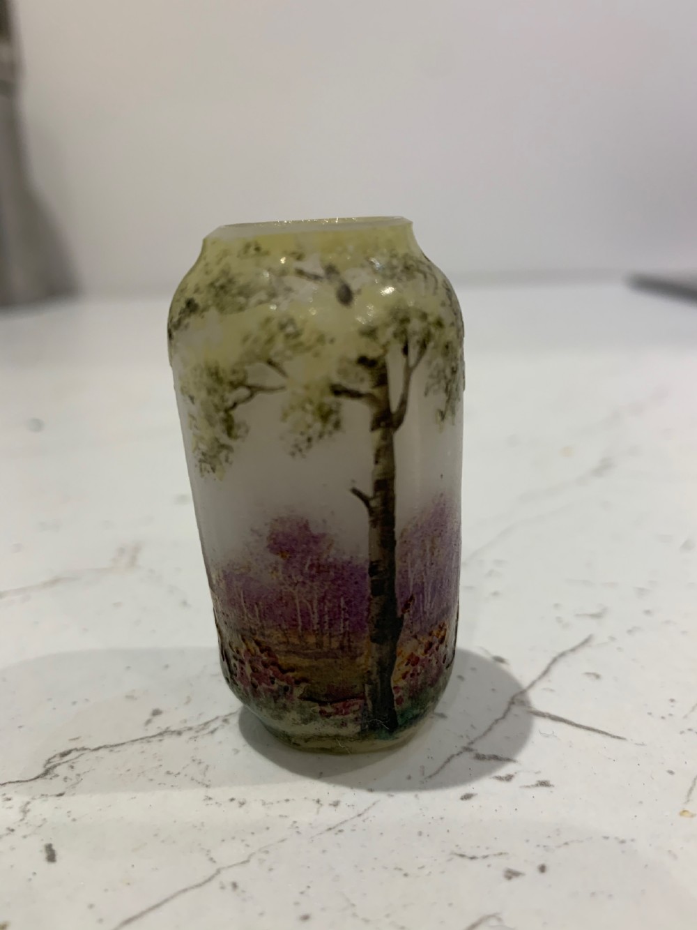 daum nancy miniature vase