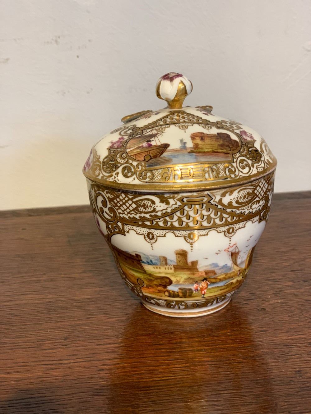 meissen cup and cover