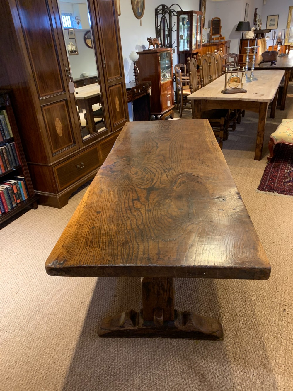 oak refectory table