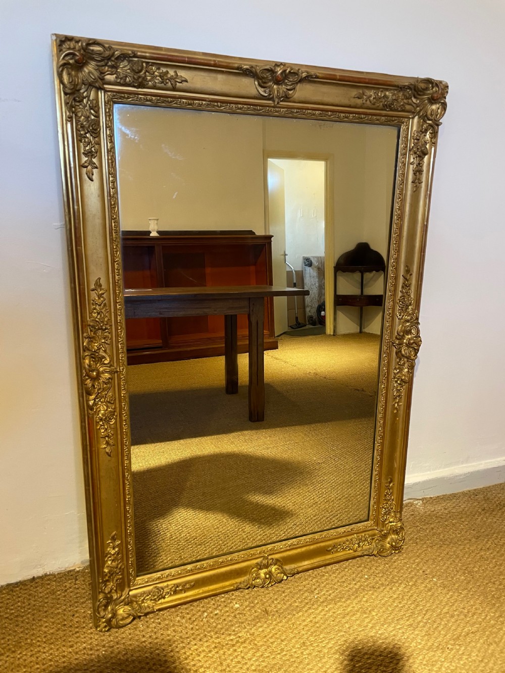 19th century gilt mirror 36 x 53