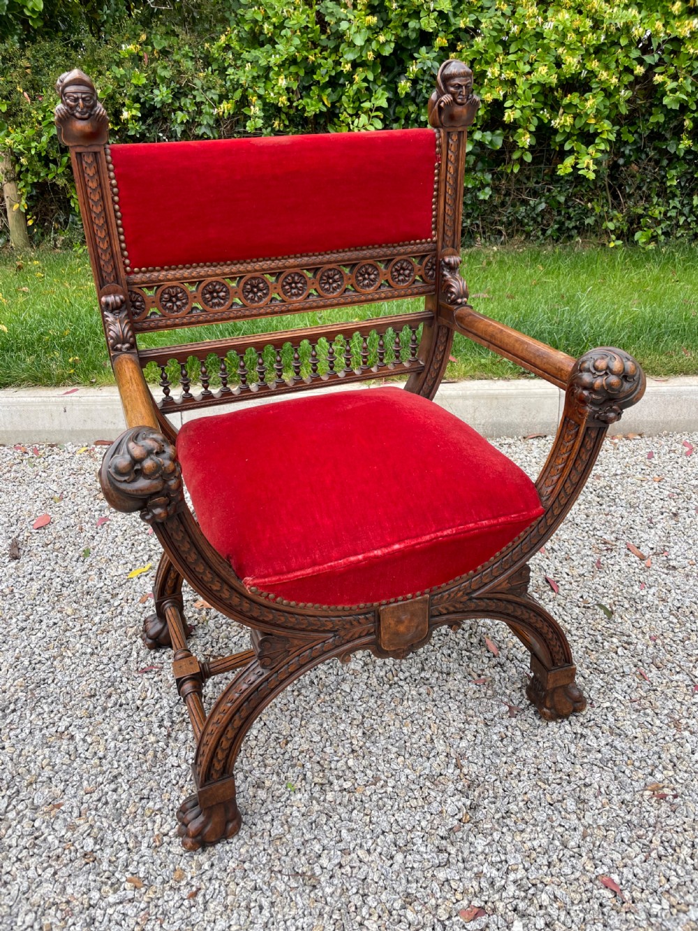 renaissance style armchair