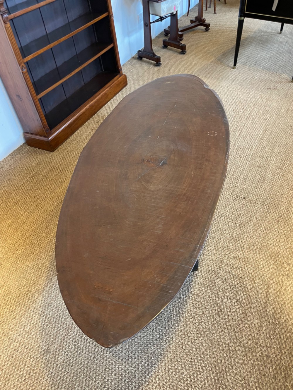 large tree trunk coffee table